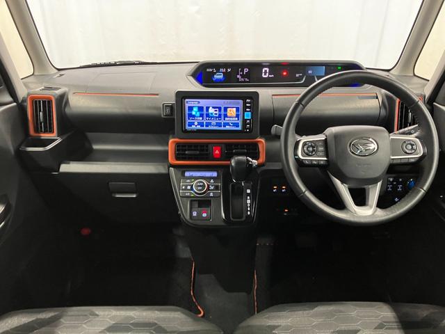 タントファンクロスターボ下取車　ターボ　ナビ　パノラマモニター　ＥＴＣ　アダプティブクルーズコントロール　ＣＤ　ＤＶＤ　Ｂｌｕｅｔｏｏｔｈ　衝突被害軽減システム　両側電動スライドドア　シートヒーター　オートマチックハイビーム（長崎県）の中古車