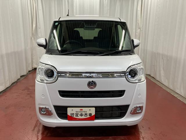 ムーヴキャンバスセオリーGターボ元試乗車 ターボ 1オーナー アダプティブクルーズコントロール 両側電動スライドドア 電動パーキングブレーキ シートヒーター アイドリングストップ LEDヘッドランプ オートライト 衝突安全ボディ(長崎県)の中古車
