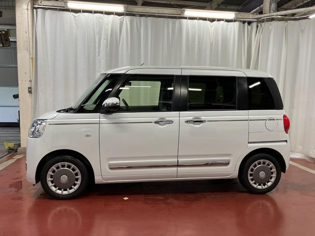 ムーヴキャンバスセオリーGターボ元試乗車 ターボ 1オーナー アダプティブクルーズコントロール 両側電動スライドドア 電動パーキングブレーキ シートヒーター アイドリングストップ LEDヘッドランプ オートライト 衝突安全ボディ(長崎県)の中古車