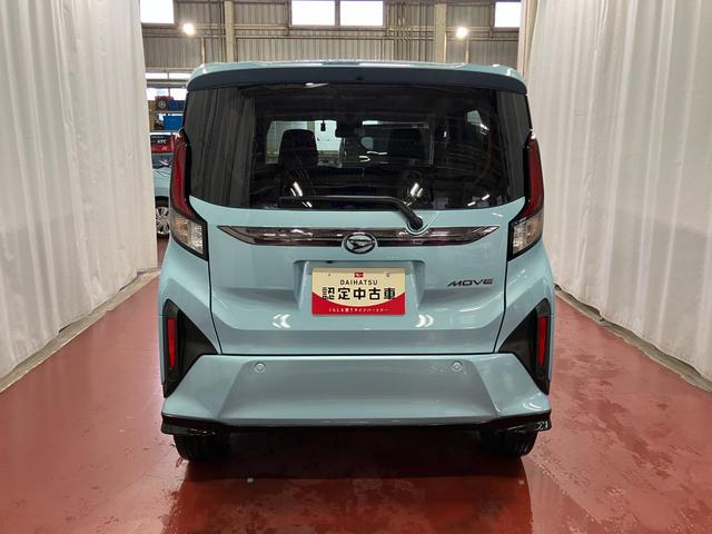 ムーヴRS元試乗車 1オーナー ターボ 9インチディスプレイオーディオ アダプティブクルーズコントロール バックカメラ 前後ドラレコ 両側電動スライドドア オートマチックハイビーム Qiワイヤレス充電器(長崎県)の中古車