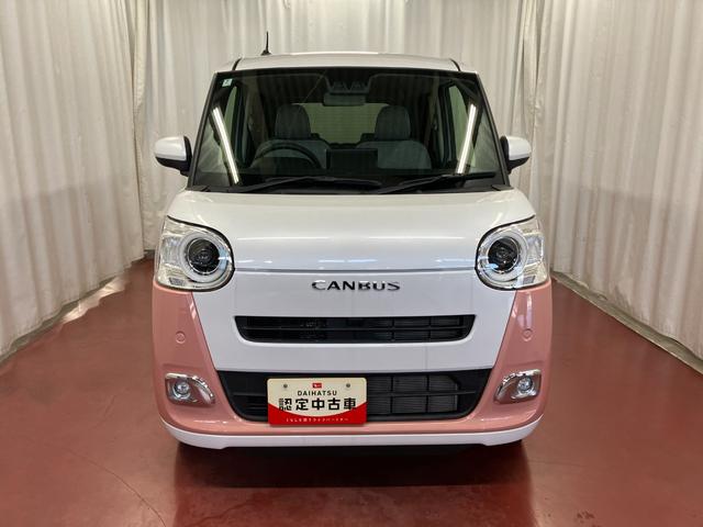 ムーヴキャンバス 中古車 ストライプスＧ元試乗車　１オーナー　９インチディスプレイオーディオ　バックカメラ　両側電動スライドドア　Ｂｌｕｅｔｏｏｔｈ　シートヒーター　電動格納ミラー　衝突被害軽減システム　アイドリングストップ　スマートキー