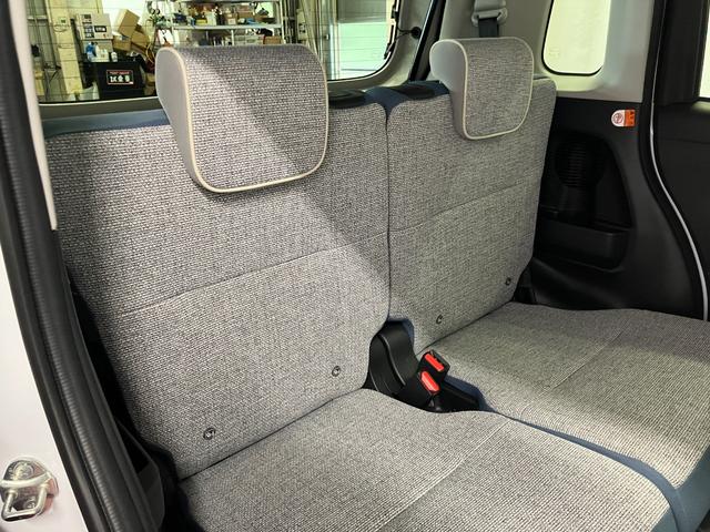 ムーヴキャンバスストライプスＧ元展示車　届出済未使用車　１オーナー　禁煙車　両側電動スライドドア　シートヒーター　電動格納式ドアミラー　衝突安全ボディ　アイドリングストップ　スマートキー　ＬＥＤヘッドランプ　オートライト（長崎県）の中古車