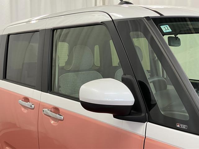 ムーヴキャンバスストライプスＧ元展示車　届出済未使用車　１オーナー　禁煙車　両側電動スライドドア　シートヒーター　電動格納式ドアミラー　衝突安全ボディ　アイドリングストップ　スマートキー　ＬＥＤヘッドランプ　オートライト（長崎県）の中古車