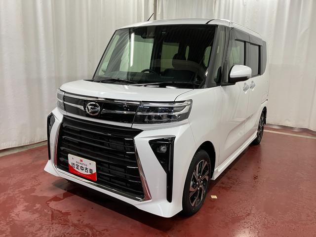タント 中古車 カスタムＸリミテッド元展示車　届出済未使用車　禁煙車　アダプティブクルーズコントロール　ナビ　前後ドライブレコーダー　バックカメラ　シートヒーター　ＥＴＣ　衝突安全ボディ　衝突被害軽減システム　レーンキープアシスト