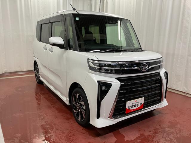 タント 中古車 カスタムＸリミテッド元展示車　届出済未使用車　禁煙車　アダプティブクルーズコントロール　ナビ　前後ドライブレコーダー　バックカメラ　シートヒーター　ＥＴＣ　衝突安全ボディ　衝突被害軽減システム　レーンキープアシスト