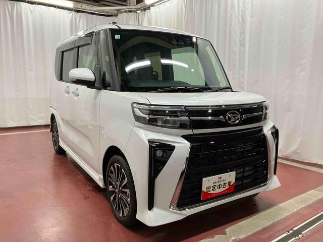 タントカスタムRSリミテッド元展示車 ワンオーナー 禁煙車 届出済未使用車 前後ドラレコ ナビ バックカメラ アダプティブクルーズコントロール ETC Bluetooth 両側電動パワースライドドア シートヒーター LEDライト(長崎県)の中古車