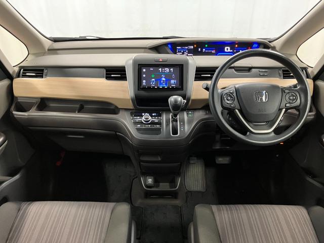 フリードG・ホンダセンシング下取車 バックカメラ 前後ドラレコ ETC スマートキー アダプティブクルーズコントロール 両側パワースライドドア 電動格納ミラー Bluetooth DVD 衝突被害軽減システム 横滑り防止装置(長崎県)の中古車