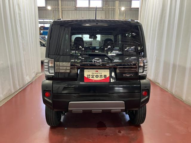 タフトG ダーククロムベンチャー元試乗車 アダプティブクルーズコントロール シートヒーター 盗難防止システム 衝突被害軽減システム 衝突安全ボディ 電動格納ミラー レーンキープアシスト LEDヘッドライト アイドリングストップ(長崎県)の中古車