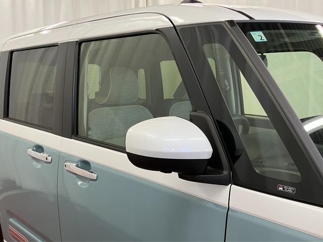 ムーヴキャンバスストライプスGターボ元展示車 届出済未使用車 ターボ 1オーナー 禁煙車 アダプティブクルーズコントロール 両側電動スライドドア シートヒーター 電動格納ミラー 衝突安全ボディ スマートキー LEDヘッドランプ(長崎県)の中古車