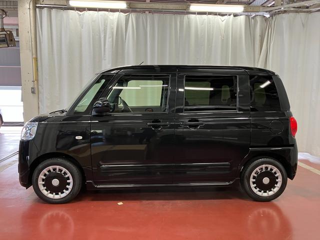 ムーヴキャンバスセオリーG元試乗車 ワンオーナー 両側電動スライドドア 電動パーキングブレーキ オートブレーキホールド シートヒーター スマートキー ベンチシート 衝突被害軽減システム 衝突安全ボディ レーンキープアシスト(長崎県)の中古車