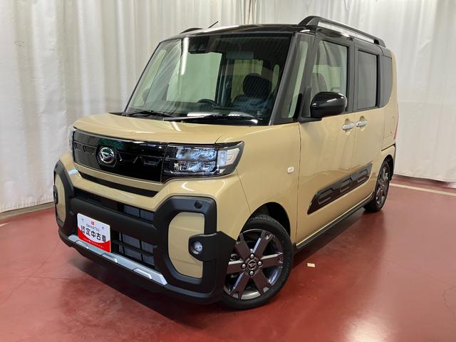 タント 中古車 ファンクロスターボリミテッド元試乗車　ワンオーナー　ターボ車　ＥＴＣ　９インチディスプレイオーディオ　バックカメラ　Ｂｌｕｅｔｏｏｔｈ　衝突被害軽減システム　ＬＥＤヘッドランプ　オートライト　レーンキープアシスト　衝突安全ボディ