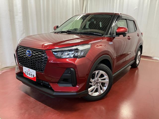 ロッキーX HEV下取車 電動パーキングブレーキ オートライト スマートキー オートマチックハイビーム 運転席/助手席エアバック 電格ミラー 横滑り防止装置 衝突安全ボディ 衝突被害軽減システム レーンキープアシスト(長崎県)の中古車