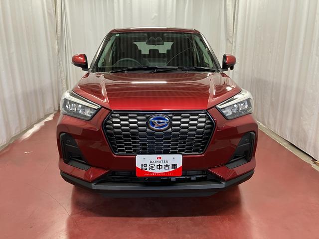 ロッキーＸ　ＨＥＶ下取車　電動パーキングブレーキ　オートライト　スマートキー　オートマチックハイビーム　運転席／助手席エアバック　電格ミラー　横滑り防止装置　衝突安全ボディ　衝突被害軽減システム　レーンキープアシスト（長崎県）の中古車