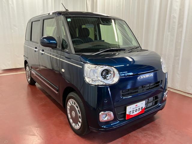 ムーヴキャンバスセオリーG元展示車 届済未使用車 1オーナー 禁煙車 9インチディスプレイオーディオ バックカメラ シートヒーター 電動パーキングブレーキ 両側電動スライドドア キーフリー 衝突安全ボディ レーンキープアシスト(長崎県)の中古車