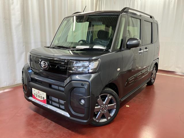 タント 中古車 ファンクロスターボ元試乗車　１オーナ　両側電動スライドドア　シートヒーター　オートブレーキホールド　スマートキー　ＬＥＤヘッドランプ　オートマチックハイビーム　衝突被害軽減システム　衝突安全ボディ　レーンキープアシスト