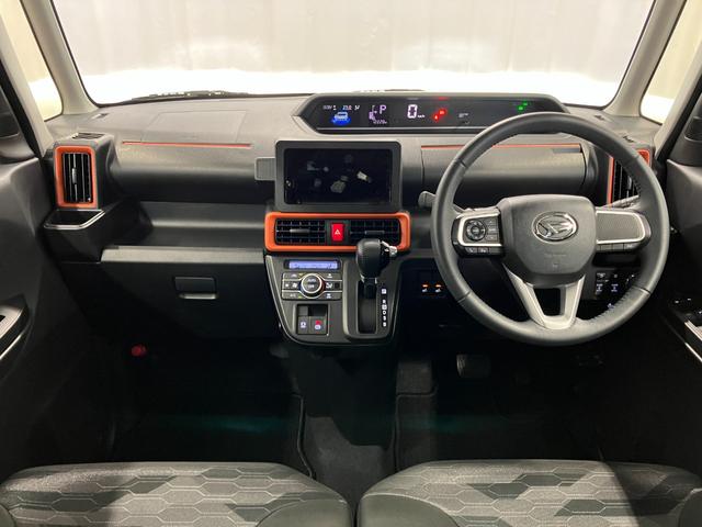 タントファンクロスターボ元試乗車 1オーナ 両側電動スライドドア シートヒーター オートブレーキホールド スマートキー LEDヘッドランプ オートマチックハイビーム 衝突被害軽減システム 衝突安全ボディ レーンキープアシスト(長崎県)の中古車