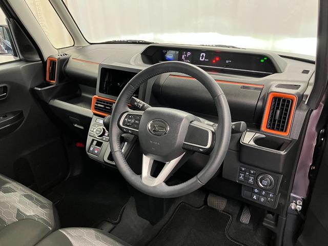 タントファンクロスターボ元試乗車 1オーナ 両側電動スライドドア シートヒーター オートブレーキホールド スマートキー LEDヘッドランプ オートマチックハイビーム 衝突被害軽減システム 衝突安全ボディ レーンキープアシスト(長崎県)の中古車
