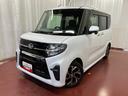タント 中古車 カスタムＸ下取車　パノラマモニター　両側電動スライドドア　衝突被害軽減システム　オートライト　ＬＥＤヘッドランプ　運転席エアバッグ　助手席エアバッグ　スマートキー　プッシュスタート　電動格納ミラー