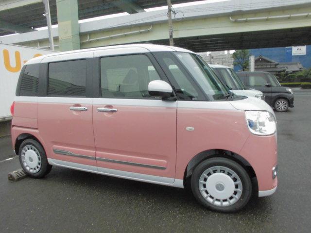 ムーヴキャンバスストライプスＧＲ７年式　届出済み未使用車　キーフリー　２ｋｍ（福岡県）の中古車