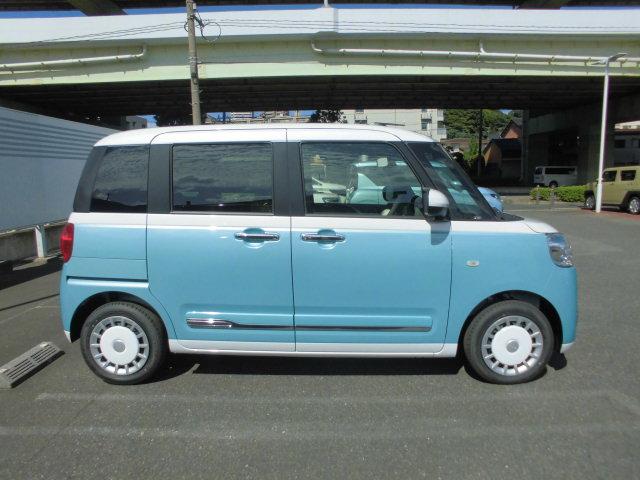 ムーヴキャンバスストライプスGR7年式 届出済み未使用車 2km(福岡県)の中古車
