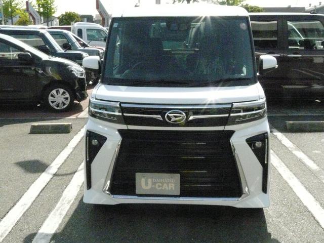タントカスタムＸアルミホイール　セキュリティアラーム　スモークガラス　キーフリーシステム　走行距離４ｋｍ（福岡県）の中古車