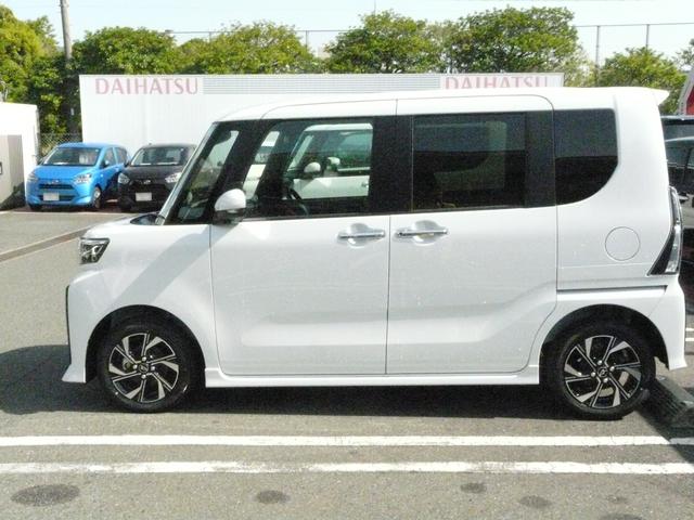 タントカスタムＸアルミホイール　セキュリティアラーム　スモークガラス　キーフリーシステム　走行距離４ｋｍ（福岡県）の中古車