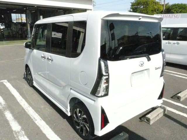 タントカスタムＸアルミホイール　セキュリティアラーム　スモークガラス　キーフリーシステム　走行距離４ｋｍ（福岡県）の中古車