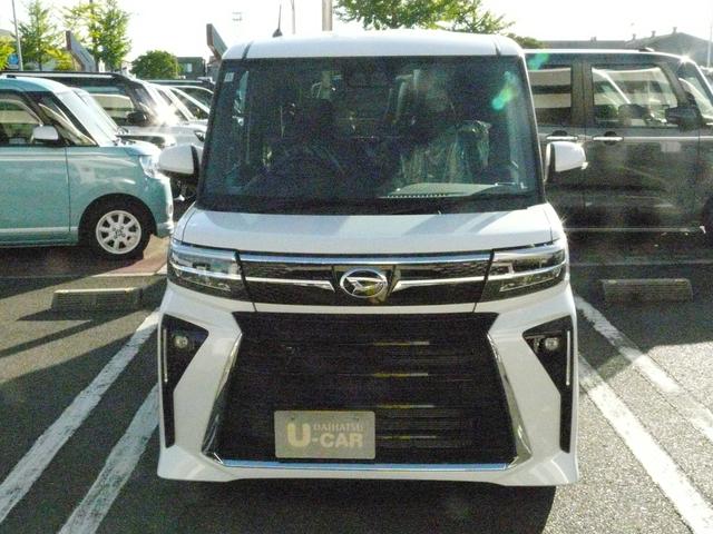 タントカスタムＲＳアルミホイール　セキュリティアラーム　スモークガラス　キーフリーシステム　走行距離６ｋｍ（福岡県）の中古車