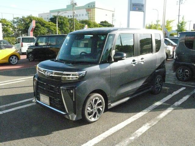 タントカスタムＸアルミホイール　スモークガラス　セキュリティアラーム　キーフリーシステム　走行距離４ｋｍ（福岡県）の中古車