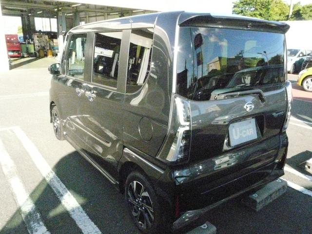 タントカスタムＸアルミホイール　スモークガラス　セキュリティアラーム　キーフリーシステム　走行距離４ｋｍ（福岡県）の中古車
