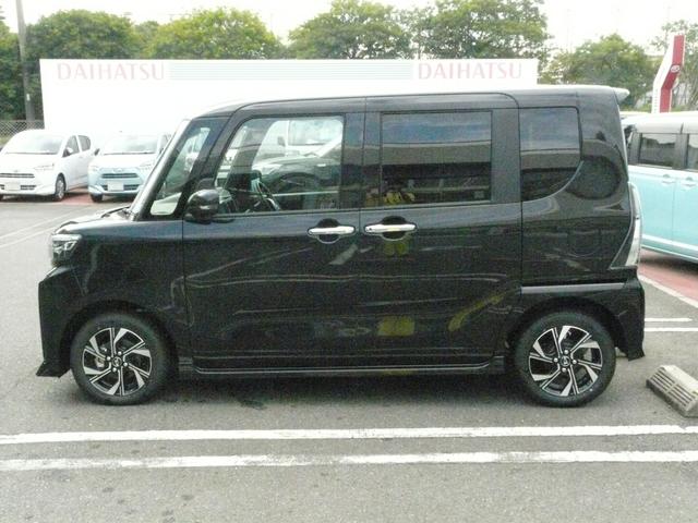 タントカスタムＸアルミホイール　キーフリーシステム　セキュリティアラーム　スモークガラス　走行距離４ｋｍ（福岡県）の中古車