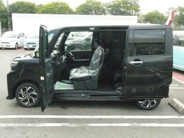 タントカスタムＸアルミホイール　キーフリーシステム　セキュリティアラーム　スモークガラス　走行距離４ｋｍ（福岡県）の中古車