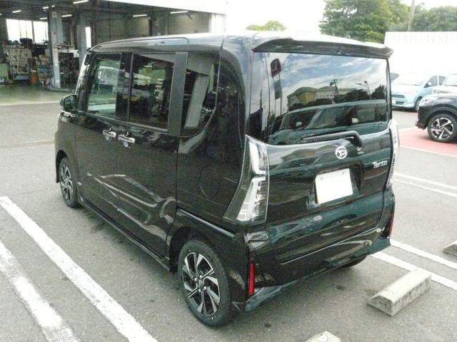 タントカスタムＸアルミホイール　キーフリーシステム　セキュリティアラーム　スモークガラス　走行距離４ｋｍ（福岡県）の中古車