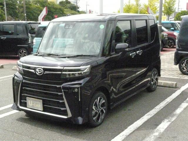 タントカスタムＸキーフリーシステム　セキュリティアラーム　スモークガラス　アルミホイール　走行距離５ｋｍ（福岡県）の中古車