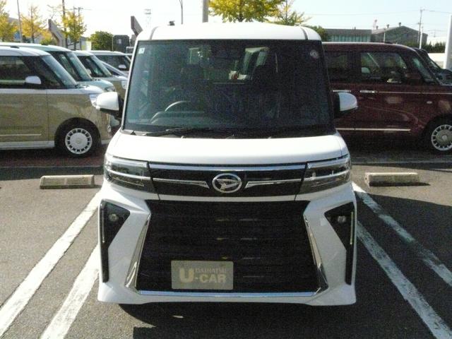 タントカスタムXアルミホイール キーフリーシステム セキュリティアラーム スモークガラス 走行距離4km(福岡県)の中古車