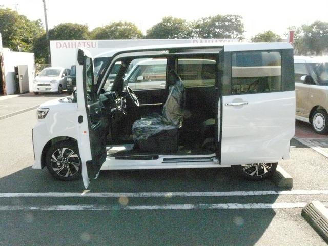 タントカスタムXアルミホイール キーフリーシステム セキュリティアラーム スモークガラス 走行距離4km(福岡県)の中古車