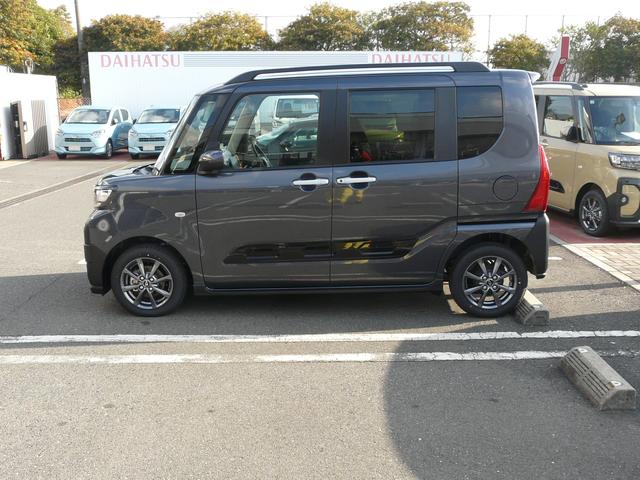 タントファンクロスリミテッドアルミホイール　セキュリティアラーム　スモークガラス　キーフリーシステム　走行距離４ｋｍ（福岡県）の中古車