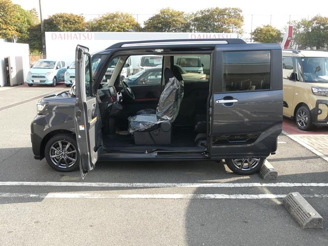 タントファンクロスリミテッドアルミホイール　セキュリティアラーム　スモークガラス　キーフリーシステム　走行距離４ｋｍ（福岡県）の中古車