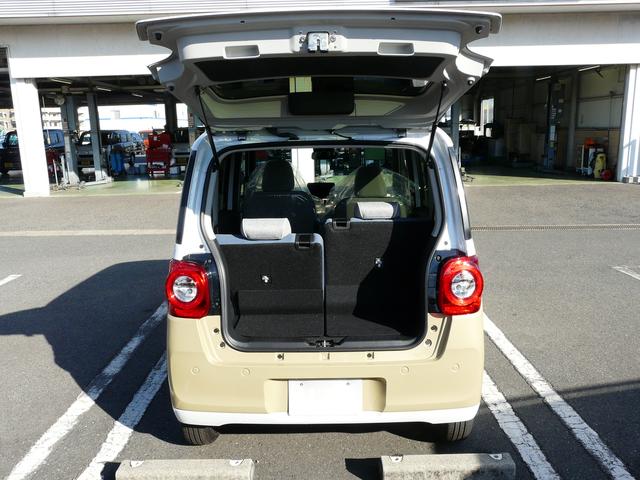 ムーヴキャンバスストライプスGキーフリーシステム セキュリティアラーム スモークガラス 走行距離2km(福岡県)の中古車