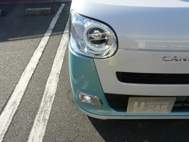 ムーヴキャンバスストライプスGキーフリーシステム スモークガラス セキュリティアラーム 走行距離1km(福岡県)の中古車