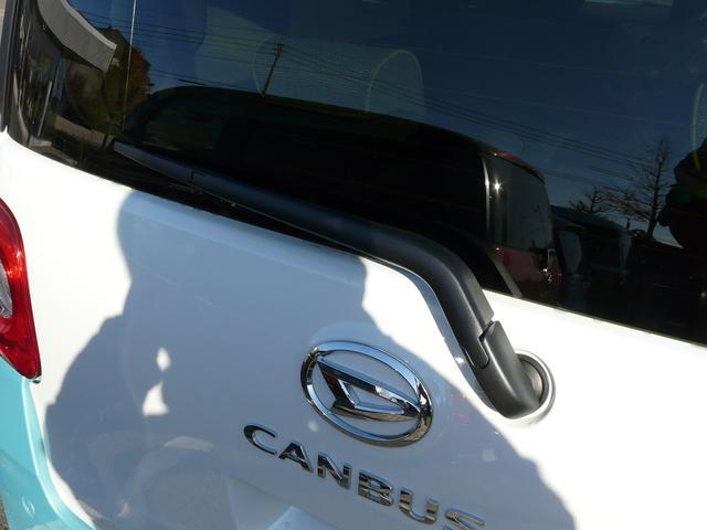 ムーヴキャンバスストライプスGキーフリーシステム スモークガラス セキュリティアラーム 走行距離1km(福岡県)の中古車