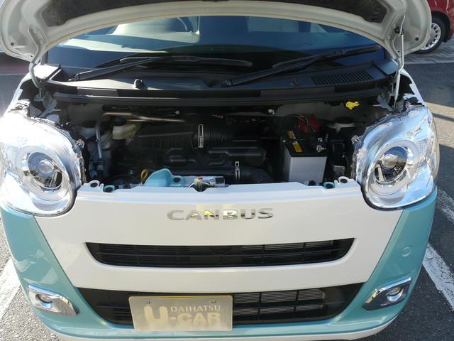 ムーヴキャンバスストライプスGキーフリーシステム スモークガラス セキュリティアラーム 走行距離1km(福岡県)の中古車