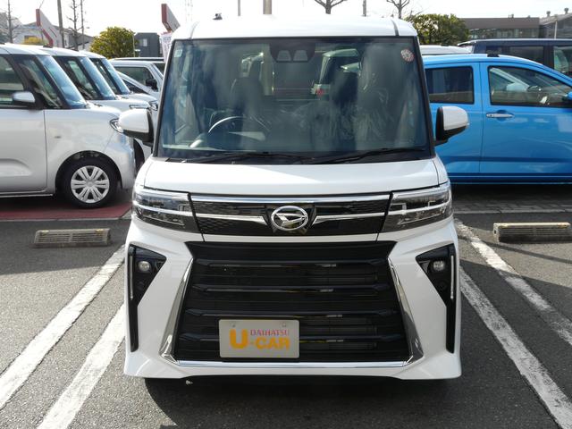 タントカスタムＸアルミホイール　セキュリティアラーム　スモークガラス　キーフリーシステム　走行距離４ｋｍ（福岡県）の中古車