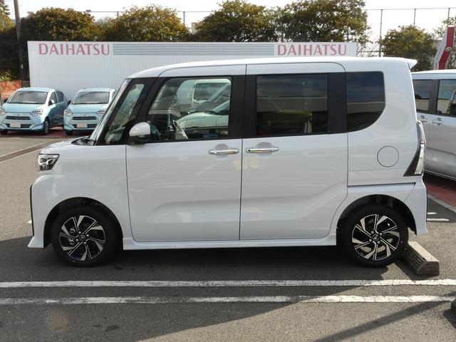 タントカスタムＸアルミホイール　セキュリティアラーム　スモークガラス　キーフリーシステム　走行距離４ｋｍ（福岡県）の中古車