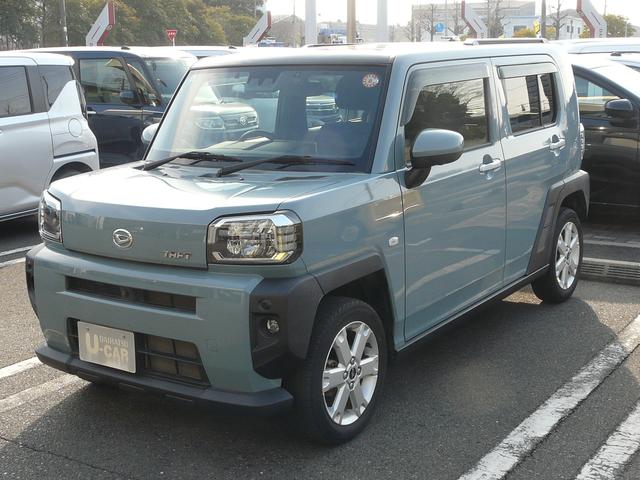 タフトＧキーフリーシステム　セキュリティアラーム　アルミホイール　スモークガラス　走行距離３６．８８５ｋｍ（福岡県）の中古車