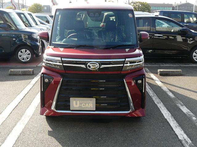 タントカスタムＸアルミホイール　セキュリティアラーム　スモークガラス　キーフリーシステム　走行距離４ｋｍ（福岡県）の中古車