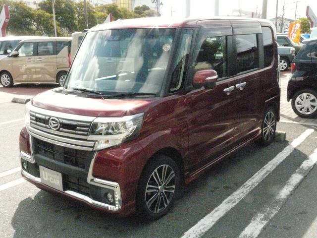 タントカスタムＲＳ　トップエディションＳＡIIIアルミホイール　ターボ車　セキュリティアラーム　スモークガラス　走行距離２１．８５４ｋｍ（福岡県）の中古車