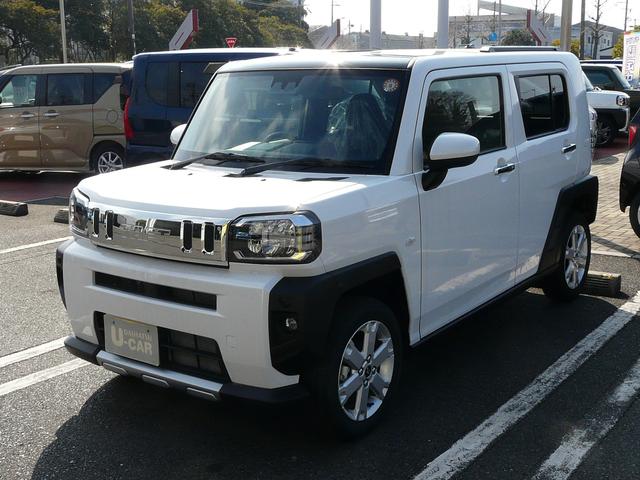 タフトGターボ クロムベンチャーキーフリーシステム セキュリティアラーム スモークガラス アルミホイール 走行距離46km(福岡県)の中古車