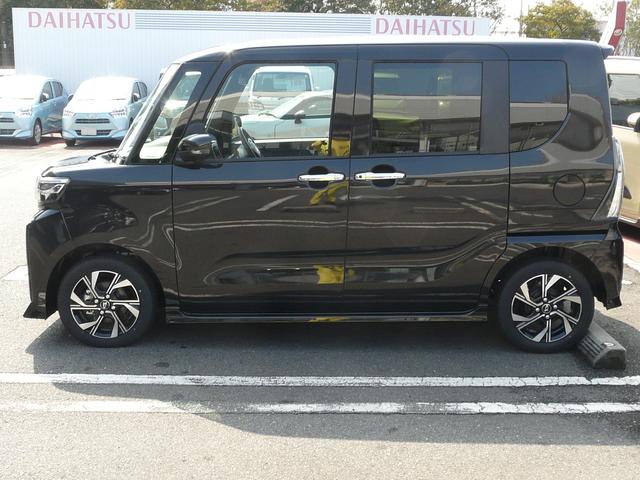 タントカスタムXアルミホイール セキュリティアラーム スモークガラス 両側パワースライドドア キーフリーシステム 走行距離13km(福岡県)の中古車