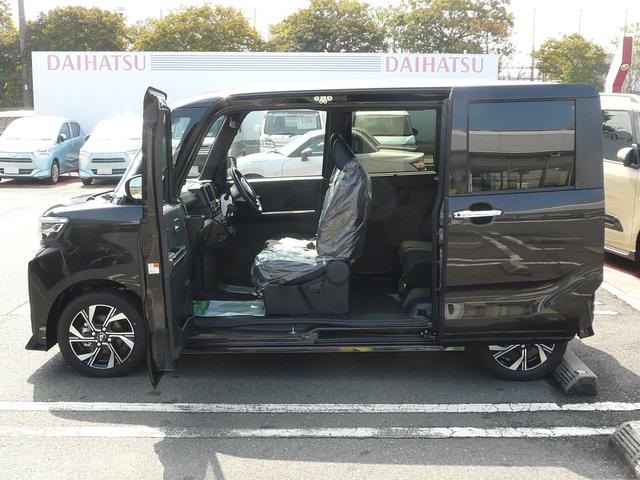 タントカスタムXアルミホイール セキュリティアラーム スモークガラス 両側パワースライドドア キーフリーシステム 走行距離13km(福岡県)の中古車